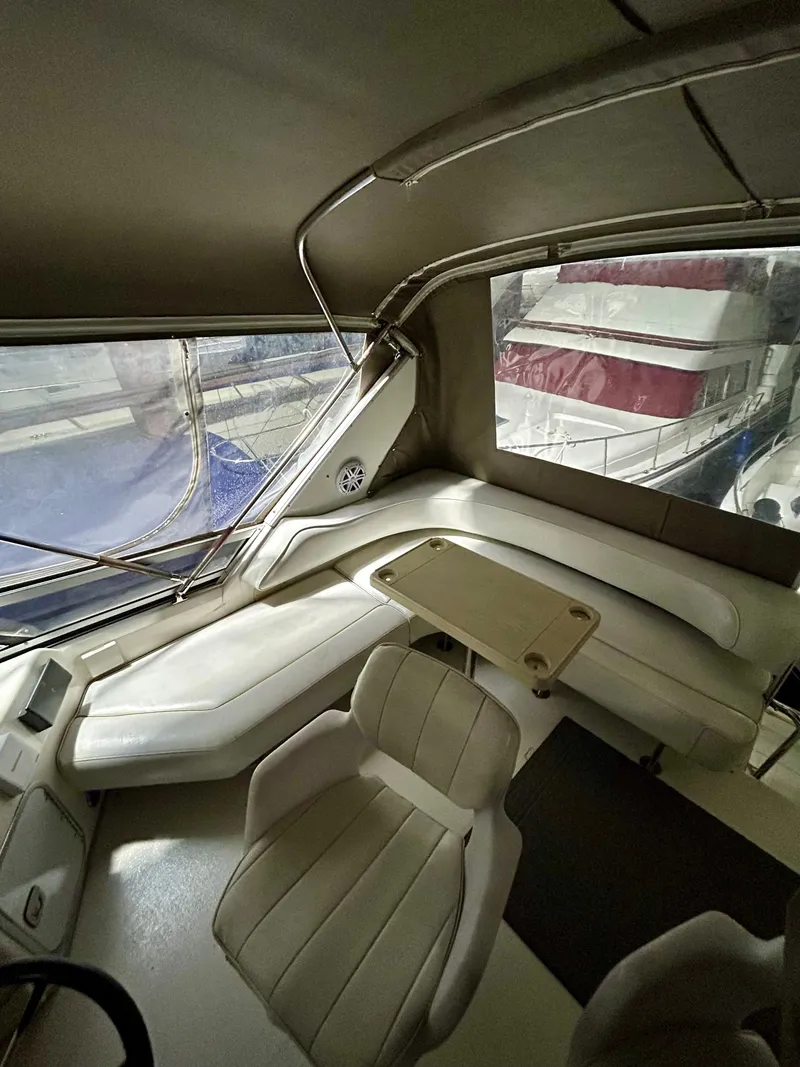 Slide: The Image of Interior of a 1996 Sea Ray 370 Sedan Bridge yacht. - 2