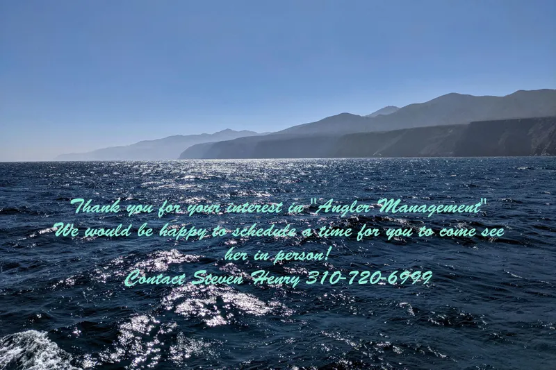 Slide: The Image of Ocean view with text about scheduling a visit for Cabo 35 Express, 2000 model. - 30