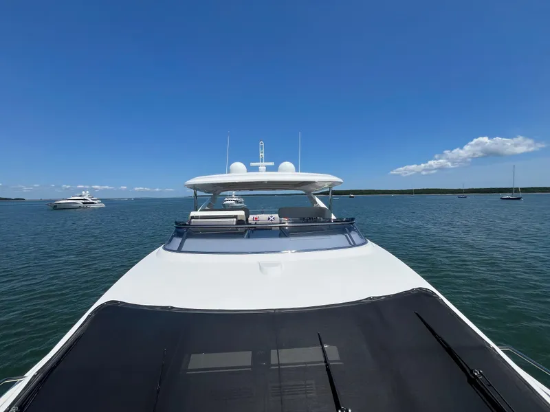 Slide: The Image of Azimut Grande 27M yacht cruising on a sunny day, 2019 model. - 24