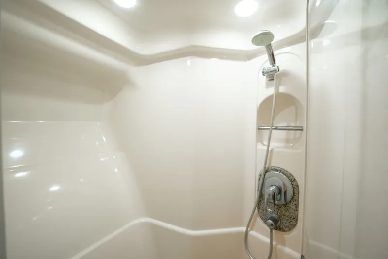 Slide: The Image of Luxurious shower area in 2007 Sea Ray 580 Sedan Bridge yacht. - 39