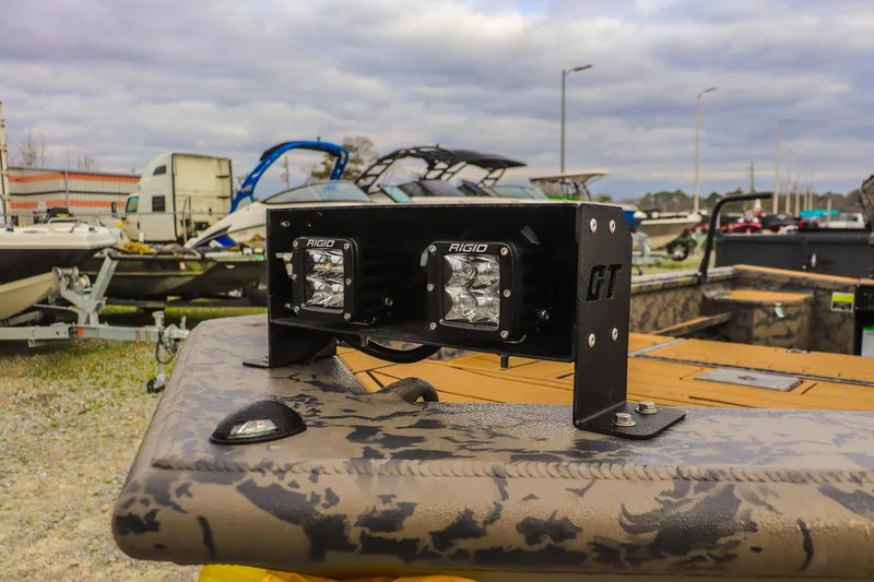 Slide: The Image of Gator Tail 17/50 MID-DECK SAVAGE SERIES boat with RIGID lights, 2026 model. - 11