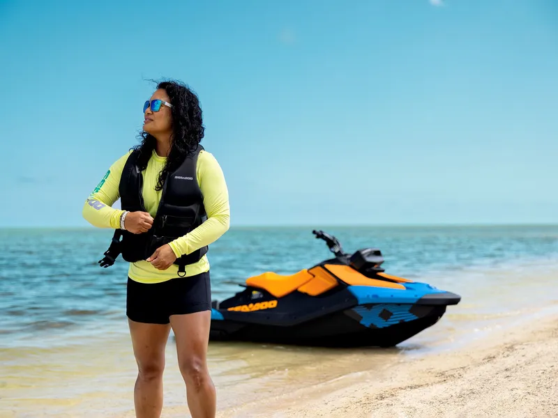 Slide: The Image of Sea-Doo Spark Trixx for 1 iBR and Audio in option 2026 - 12