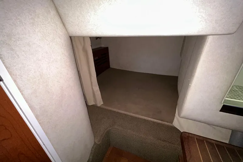 Slide: The Image of Wooden interior paneling of a 2012 Sea Ray Sundancer 310 yacht. - 144