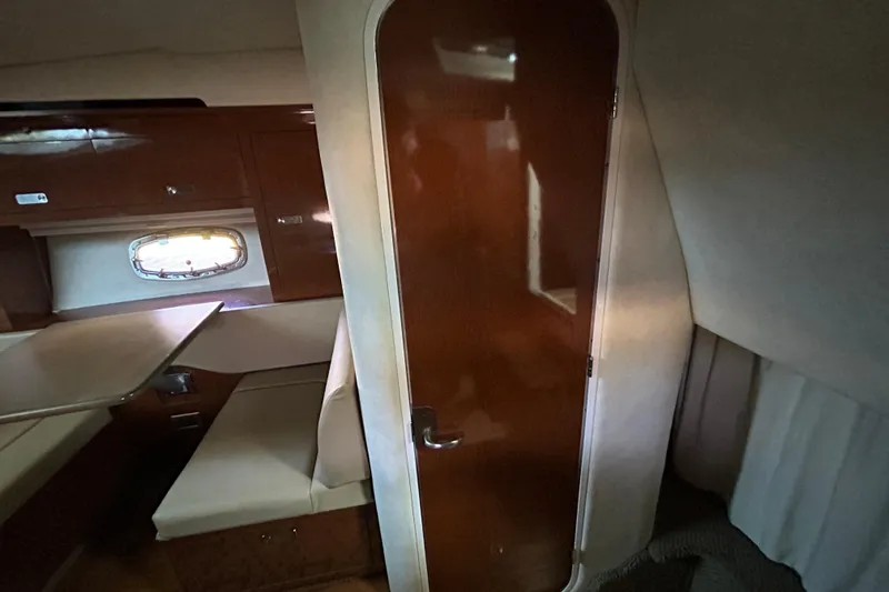 Slide: The Image of Bow thruster installation on 2012 Sea Ray Sundancer 310 boat. - 158