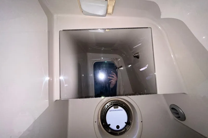 Slide: The Image of Panasonic microwave in 2012 Sea Ray Sundancer 310 yacht kitchen. - 165