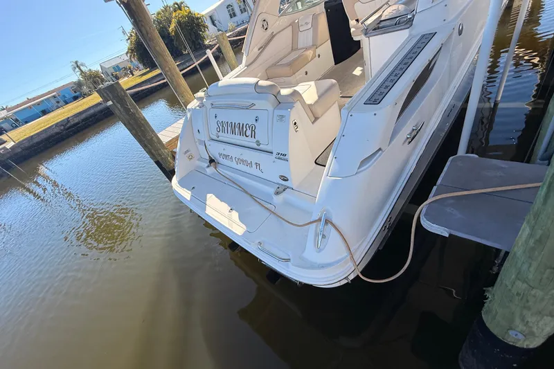 Slide: The Image of 2012 Sea Ray 310 Sundancer docked in Punta Gorda, Florida. - 25