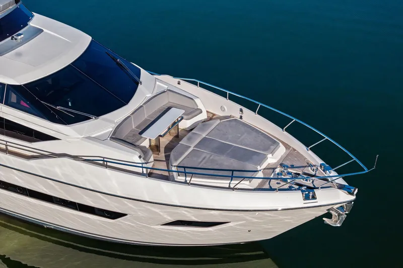 Slide: The Image of 2019 Ferretti Yachts 780, luxury yacht with sleek design and spacious deck. - 3
