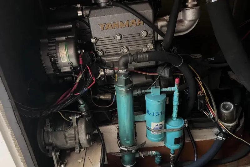 Slide: The Image of Engine compartment of 2009 Class 40 Open Antrim Design with Yanmar components. - 36