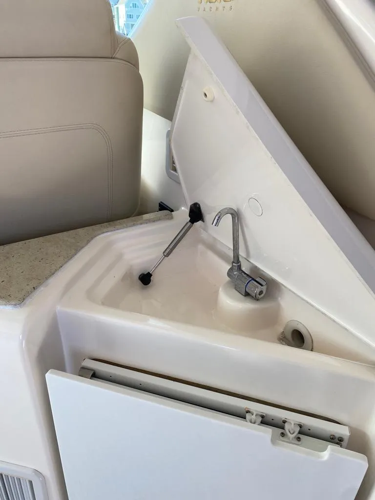 Slide: The Image of Tiara Yachts 4300 Sovran 2009 kitchen area with sink. - 36