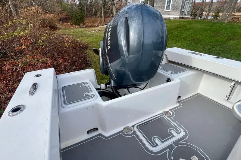 Slide: The Image of 2023 Jones Brothers 23 Cape Fisherman Lite Tackle boat with Yamaha outboard engine. - 18