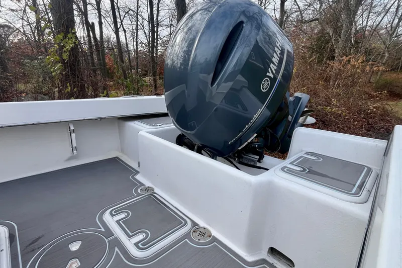 Slide: The Image of 2023 Jones Brothers 23 Cape Fisherman Lite Tackle boat with Yamaha outboard motor. - 19
