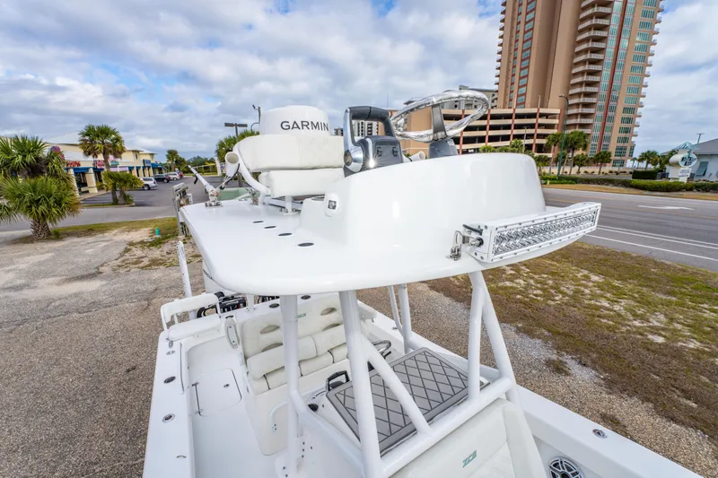 Slide: The Image of 2024 ZCB Freemason 26 Open boat with advanced Garmin navigation system. - 42