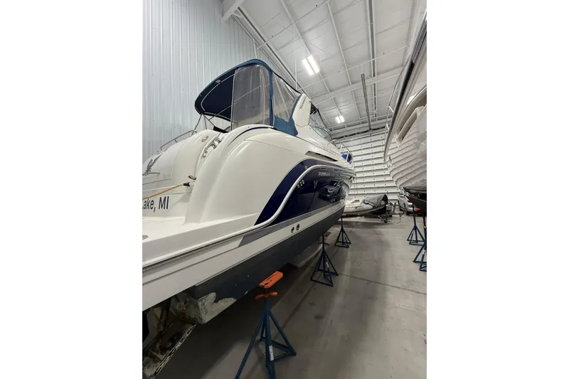 Slide: The Image of Interior of 2004 Formula 34 Performance Cruiser with cozy bed. - 2