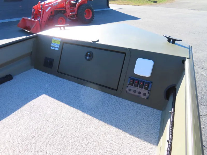 Slide: The Image of Interior view of SeaArk 1652 Crappie boat, model year 2026. - 12