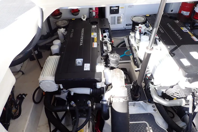 Slide: The Image of Engine room of 2020 Formula 40 Performance Cruiser with Volvo Penta IPS 500 engines. - 33