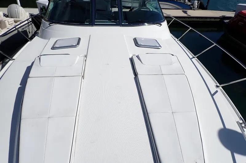 Slide: The Image of 2020 Formula 40 Performance Cruiser deck view at marina. - 37
