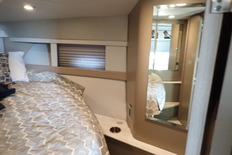 Slide: The Image of Interior of 2020 Formula 40 Performance Cruiser with bed and mirror. - 7