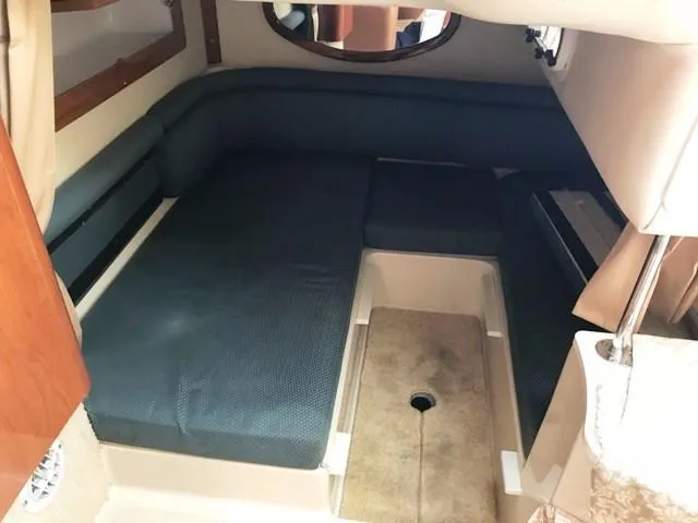 Slide: The Image of Interior of 2006 Four Winns 328 Vista yacht with sleeping area. - 21