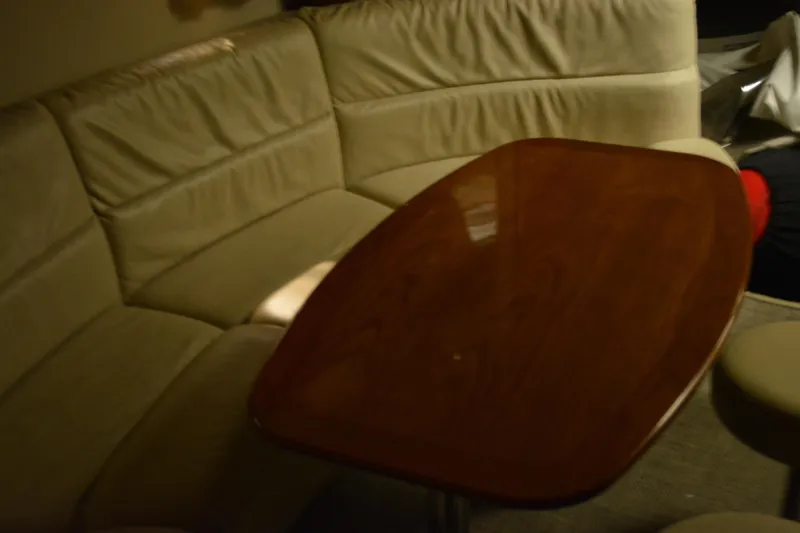 Slide: The Image of 2006 Formula 40 Performance Cruiser interior with wooden cabinets and drawers. - 17