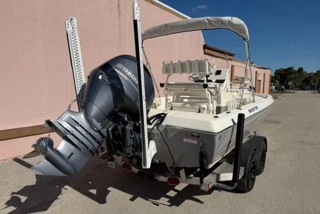 Slide: The Image of 2016 Skeeter SX210 boat with Yamaha outboard motor on trailer. - 4