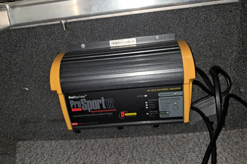 Slide: The Image of ProMariner ProSport 12 battery charger in 2015 Alumacraft Trophy 175 boat. - 21