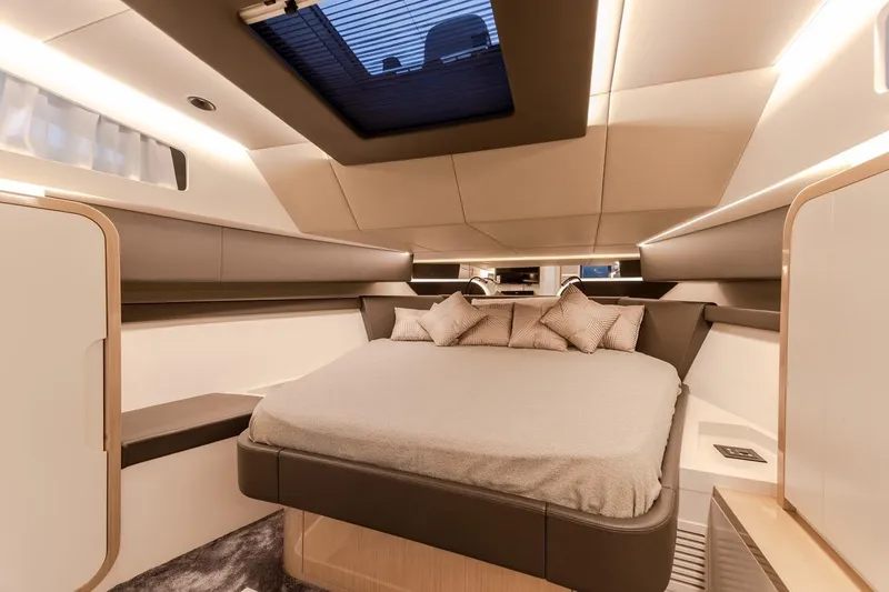 Slide: The Image of Luxurious interior of 2026 Canados 493 Grand yacht cabin with modern design. - 6