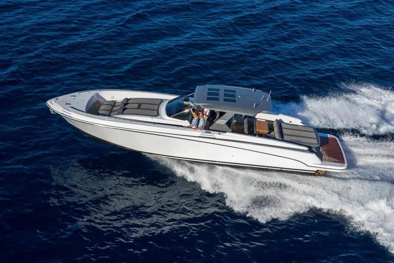 Slide: The Image of 2026 Canados 493 Grand yacht cruising on open blue sea. - 8