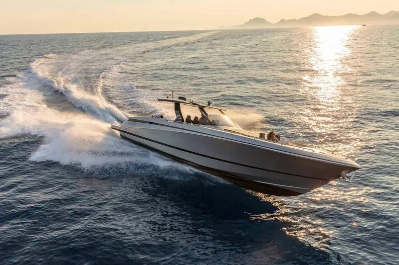Slide: The Image of 2026 Canados 493 Grand yacht cruising at sunset on open sea. - 9