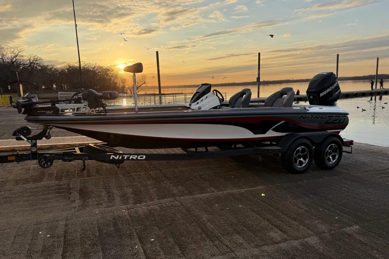 Slide: The Image of 2020 Nitro Z20 boat interior with sleek seating and modern design. - 36