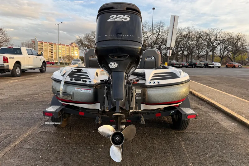 Slide: The Image of 2020 Nitro Z20 boat interior with dual seats and modern dashboard. - 45