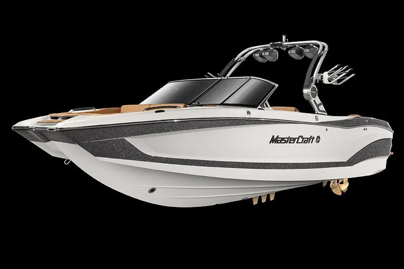Slide: The Image of Manufacturer Provided Image: 2020 MasterCraft X26 boat with sleek design and advanced features. - 1