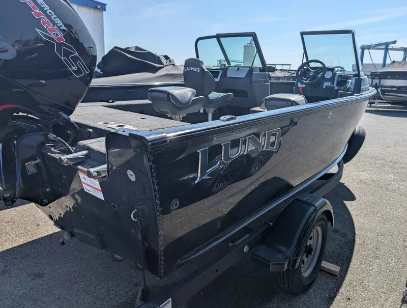 Slide: The Image of 2023 Lund 1875 Impact boat with Mercury Pro XS engine. - 13