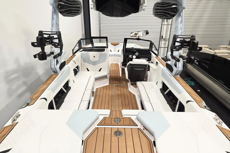 Slide: The Image of 2026 Nautique Super Air Nautique GS22 interior with sleek design and modern features. - 7