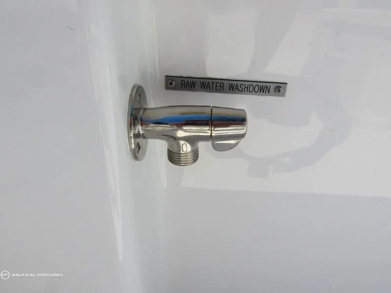 Slide: The Image of 2024 Wellcraft 202 Fisherman raw water washdown fitting. - 23