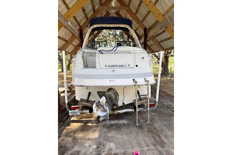 Slide: The Image of 2004 Monterey 265 Cruiser on trailer, side view. - 2