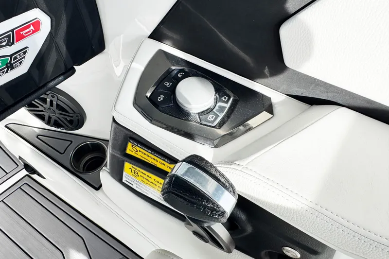 Slide: The Image of 2023 Nautique Super Air Nautique S25 control panel with sleek design and modern features. - 13
