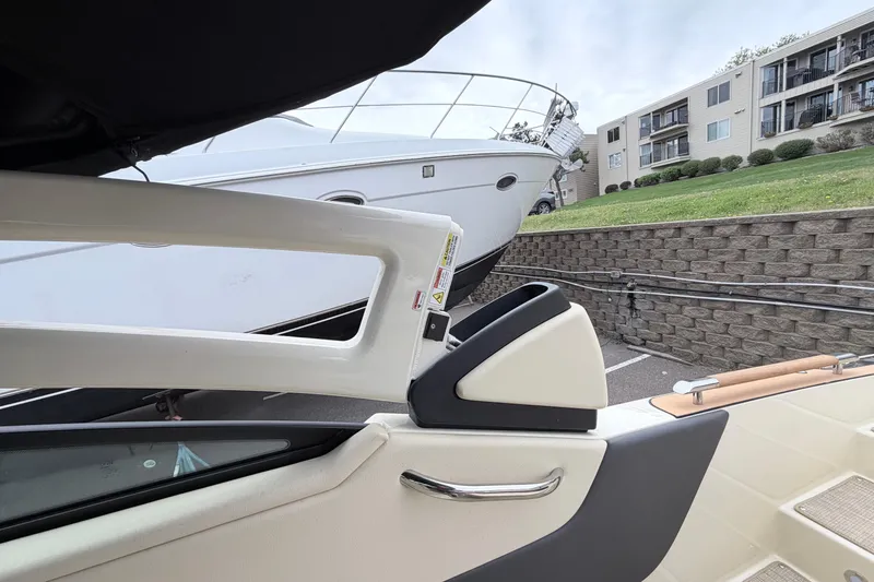 Slide: The Image of 2026 Chris-Craft Sportster 25 boat interior with modern design elements. - 40