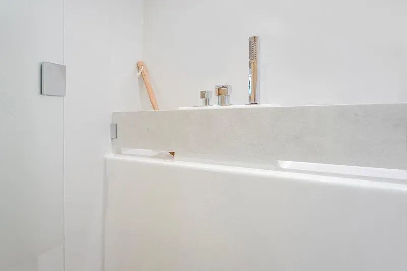 Slide: The Image of Modern bathroom design with sleek faucet, Privilege Signature 510, 2025. - 27