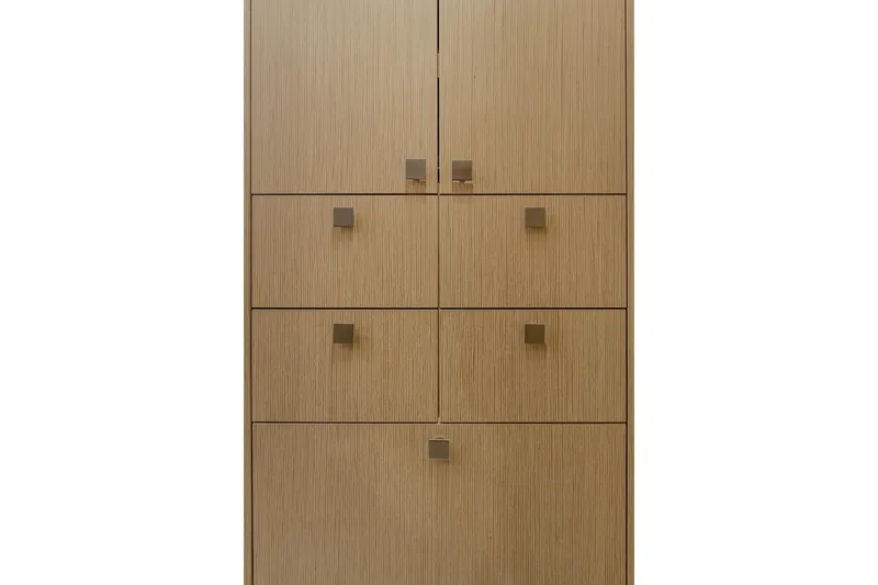 Slide: The Image of Wooden cabinet with six compartments, Privilege Signature 510, 2025 model. - 49