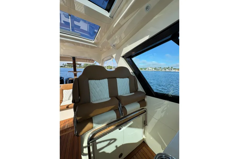 Slide: The Image of Luxurious bathroom interior of 2020 Scout 530 LXF yacht with modern amenities. - 33