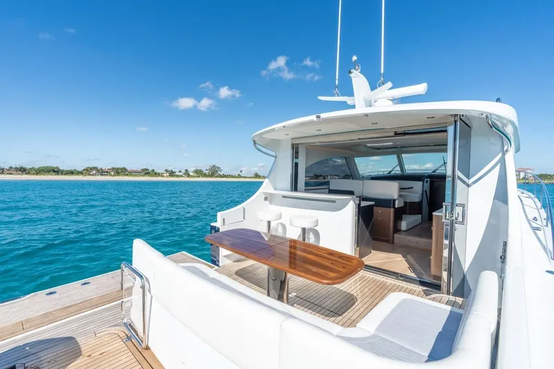 Slide: The Image of Luxury ECLIPSE 505 Shadow yacht, 2026 model, with elegant deck and ocean view. - 8