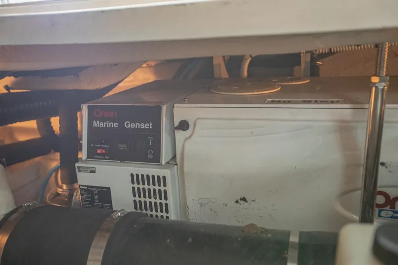 Slide: The Image of Onan Marine Genset in 2005 Sea Ray 420 Sundancer engine room. - 30