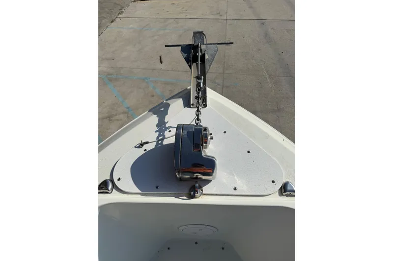 Slide: The Image of Bow of 2007 Sailfish 2660 CC boat with anchor and winch system. - 10