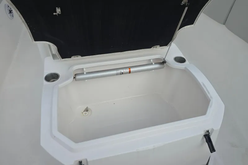 Slide: The Image of Open storage compartment on 2023 Sea Fox 288 Commander boat. - 18
