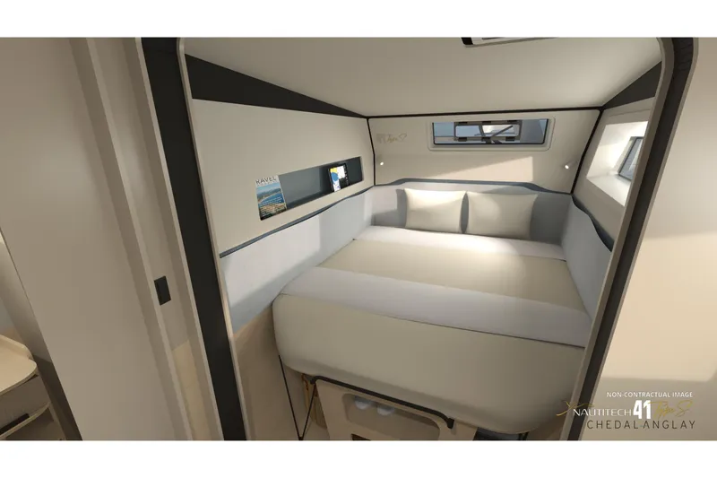 Slide: The Image of Interior of Nautitech 41 Type S yacht, year 2026. - 20
