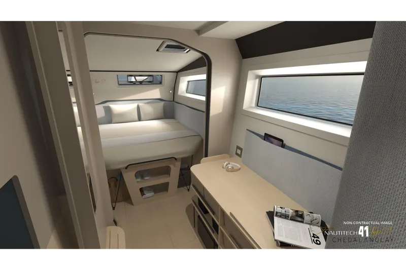 Slide: The Image of Interior of Nautitech 41 Type S yacht, year 2026. - 21