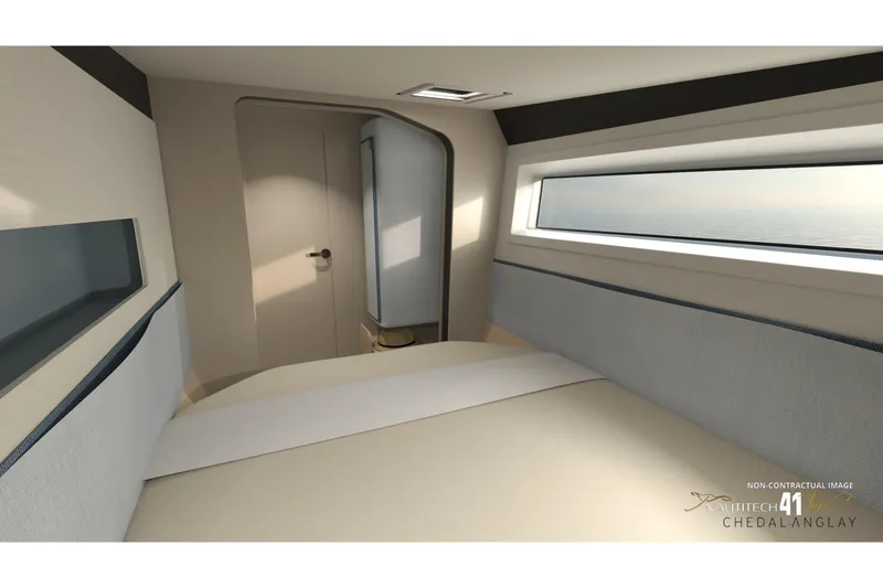 Slide: The Image of Interior of Nautitech 41 Type S yacht, year 2026. - 33