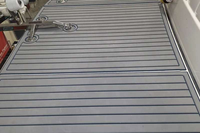 Slide: The Image of 2005 Tiara Yachts 3600 Sovran deck with sleek, modern design and durable materials. - 52