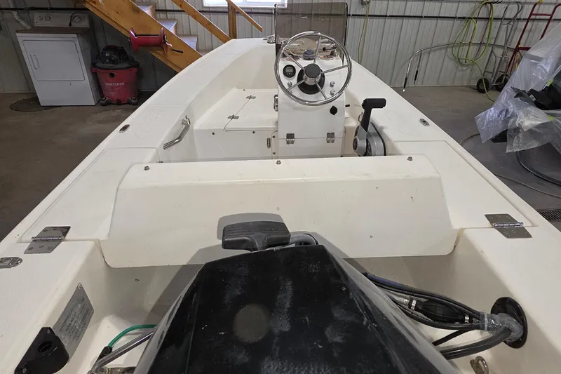 Slide: The Image of 2005 Tiara Yachts 3600 Sovran interior view with steering wheel and controls. - 59