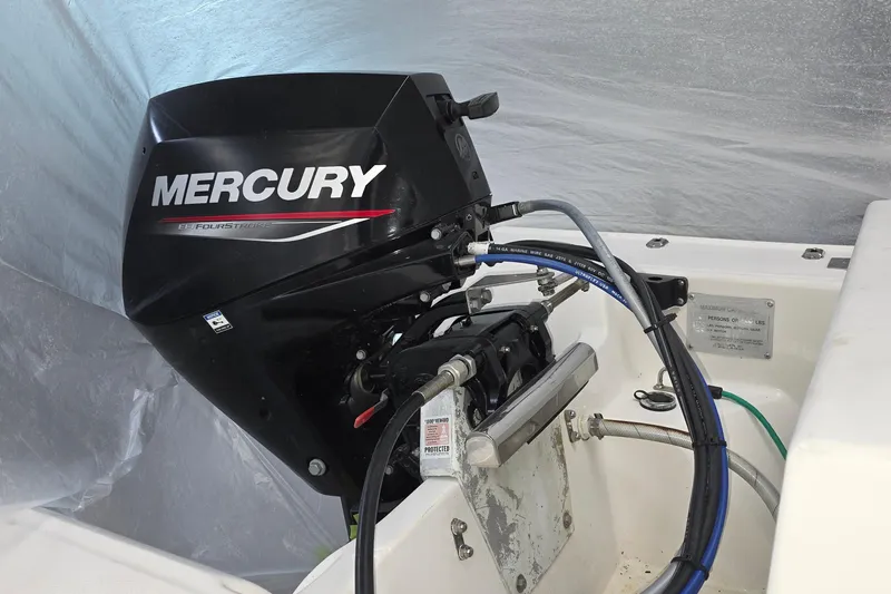 Slide: The Image of Mercury EFI FourStroke engine on 2005 Tiara Yachts 3600 Sovran boat. - 62